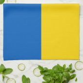 Oekraïense vlag theedoek (Gevouwen)