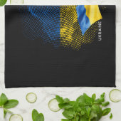 Oekraïense vlag theedoek (Gevouwen)