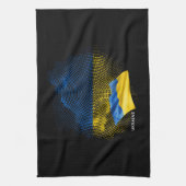 Oekraïense vlag theedoek (Verticaal)