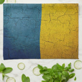 Oekraïense vlag theedoek (Gevouwen)