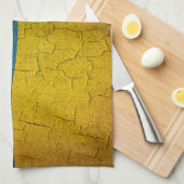 Oekraïense vlag theedoek (Quarter Fold)