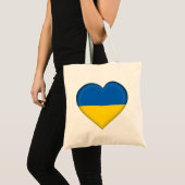 Oekraïense vlag tote bag (Voorkant (product))