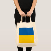 Oekraïense vlag tote bag (Voorkant (product))