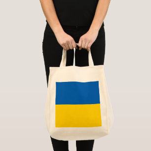 Oekraïense vlag tote bag