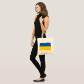 Oekraïense vlag tote bag (Voorkant (model))