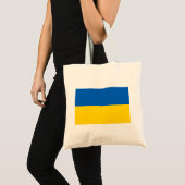 Oekraïense vlag tote bag (Voorkant (product))