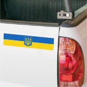 Oekraïense vlag Trident Blue Yellow Ukraine Bumpersticker (Op Truck)