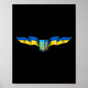 Oekraïense Vlag Trots Oekraine  Poster