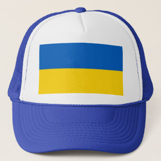 Oekraïense vlag trucker pet