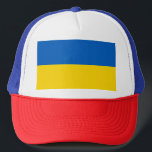 Oekraïense vlag trucker pet<br><div class="desc">Oekraïense vlag</div>