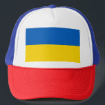 Oekraïense vlag trucker pet<br><div class="desc">Oekraïense vlag</div>