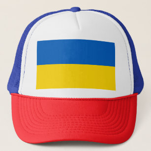 Oekraïense vlag trucker pet