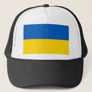 Oekraïense vlag trucker pet