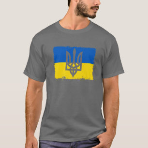  Oekraïense vlag Tryzub Trident T-shirt