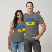 Oekraïense vlag Tryzub Trident T-shirt (Unisex)