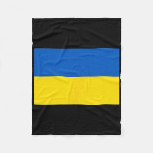 Oekraïense vlag van Oekraïne 1 Fleece Deken (Voorkant)