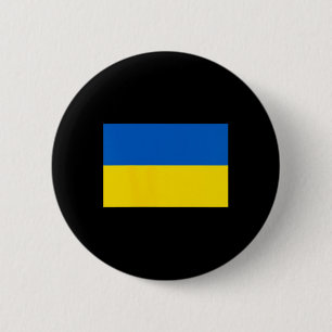 Oekraïense vlag van Oekraïne Ronde Button 5,7 Cm