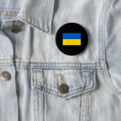 Oekraïense vlag van Oekraïne Ronde Button 5,7 Cm (In situ)
