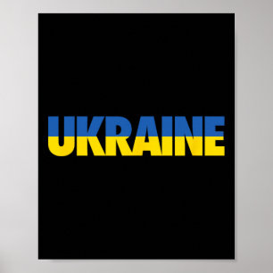 Oekraïense Vlag Vintage Erfgoed 4  Poster