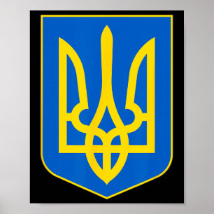 Oekraïense Vlag Vintage Oekraïne Vlag 2 Poster