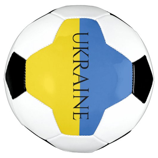oekraïense vlag voetbal (Gedraaid)