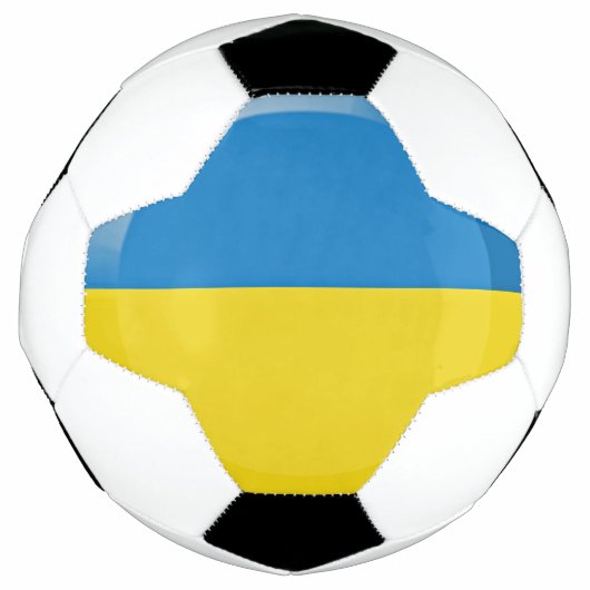 Oekraïense vlag voetbal (Voorkant)