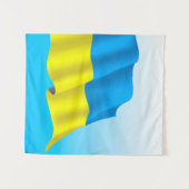 Oekraïense vlag wandkleed (Voorkant (horizontaal))