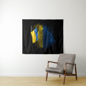 Oekraïense vlag wandkleed (In Situ (horizontaal))