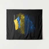 Oekraïense vlag wandkleed (Voorkant (horizontaal))
