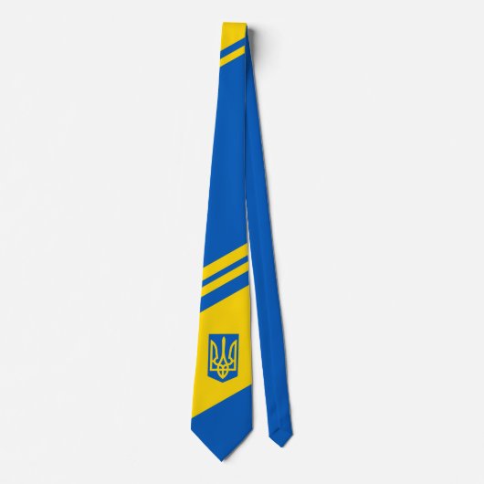 Oekraïense vlag. Wapen. Truzyb. Das (Voorkant)