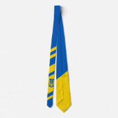 Oekraïense vlag. Wapen. Truzyb. Das (Achterkant)