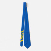 Oekraïense vlag. Wapen. Truzyb. Das (Achterkant)