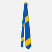 Oekraïense vlag. Wapen. Truzyb. Das (Achterkant)