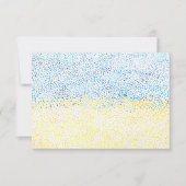 Oekraïense vlag Waterverf Bedankkaart (Voorkant)