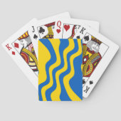 Oekraïense vlag Waving Pokerkaarten (Achterkant)