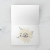 Oekraïense vlag - zonnebloem kaart (Binnen)