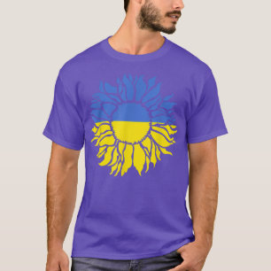 Oekraïense vlag - Zonnebloem - Oekraïense steun U T-shirt