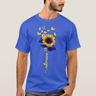 Oekraïense vlag - Zonnebloem - Oekraïense steun U T-shirt
