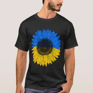 Oekraïense vlag Zonnebloem Oekraïense vlag T-shirt