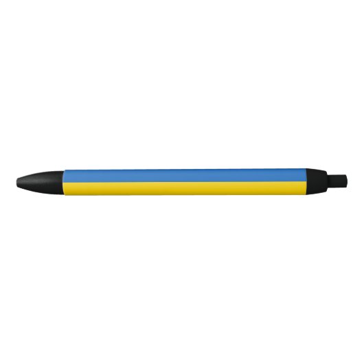 Oekraïense vlag zwarte inkt pen (Voorkant)