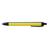 Oekraïense vlag zwarte inkt pen (Bodem)