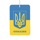 Oekraïense vlagauto Freshener, Oekraïne Luchtverfrisser (Voorkant)