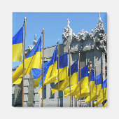 Oekraïense vlaggen magneet (Voorkant)