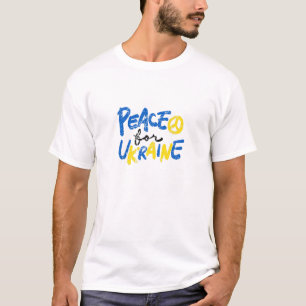 Oekraïense vlaggen steunen vrede voor Oekraïense M T-shirt