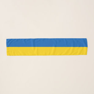 Oekraïense vlaggenblauw - gele Oekraïense steun Sjaal