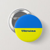 Oekraïense vlaggenButton/laptop Ronde Button 5,7 Cm (Voorkant /achterkant)