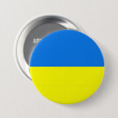 Oekraïense vlaggenButton/laptop Ronde Button 7,6 Cm (Voorkant /achterkant)