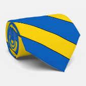 Oekraïense vlaggenkleuren legant stropdas (Opgerold)