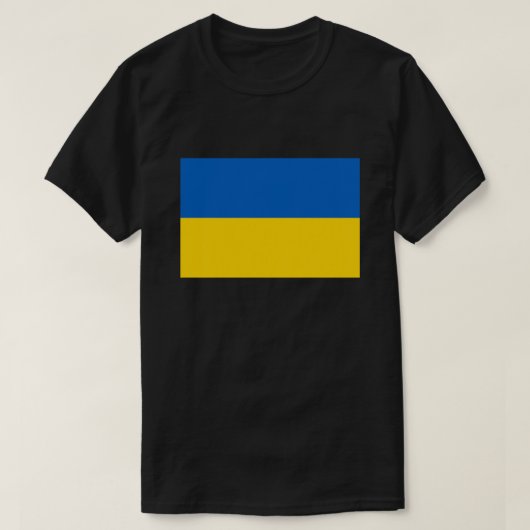 Oekraïense vlaggensolidariteit t-shirt (Design voorkant)