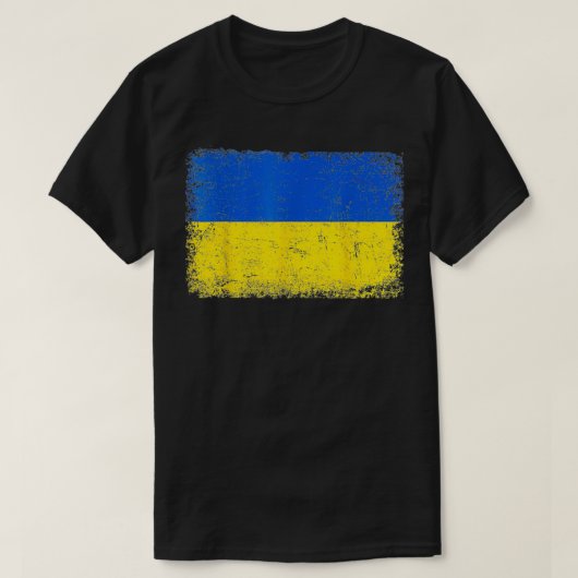 Oekraïense vlaggepride cadeautjes T-shirt (Design voorkant)